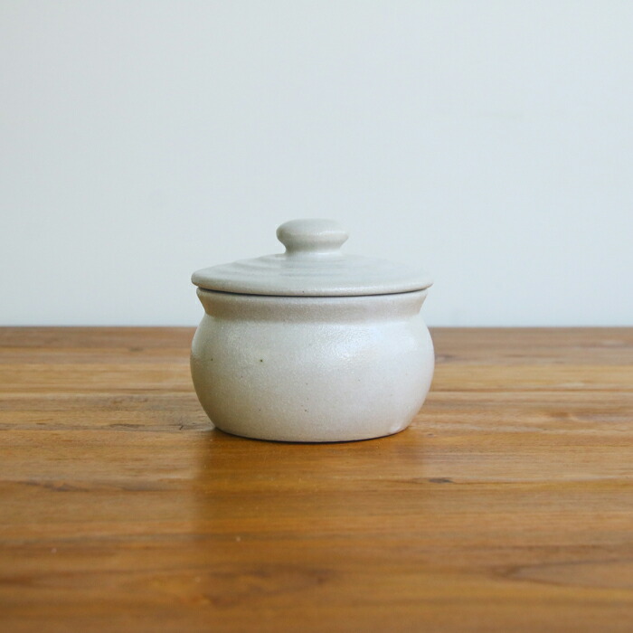 えんける道具店　加藤さんのつくる甕（かめ）　1合　白