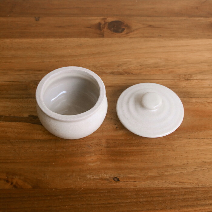 えんける道具店　加藤さんのつくる甕（かめ）　1合　白