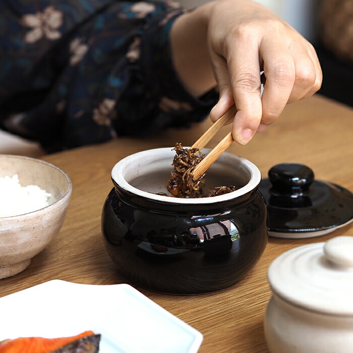 えんける道具店　加藤さんのつくる甕（かめ）　2合　黒