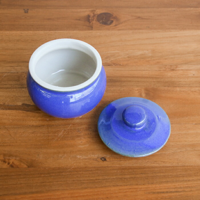 えんける道具店　加藤さんのつくる甕（かめ）　2合　青