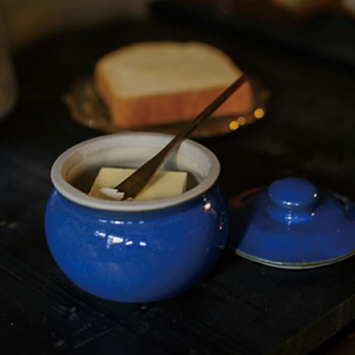 えんける道具店　加藤さんのつくる甕（かめ）　2合　青