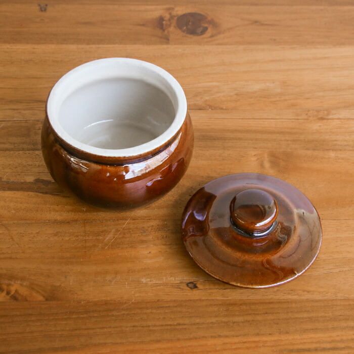 えんける道具店　加藤さんのつくる甕（かめ）　2合　茶