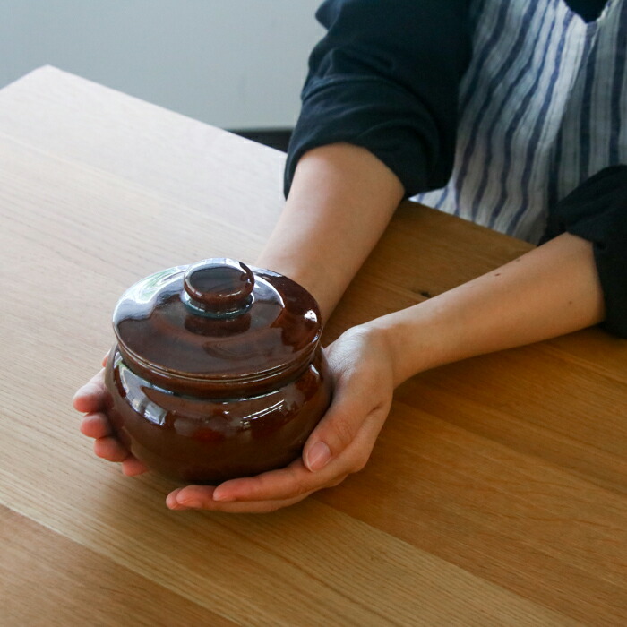 えんける道具店　加藤さんのつくる甕（かめ）　2合　茶