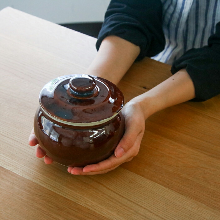 えんける道具店　加藤さんのつくる甕（かめ）　3合　茶