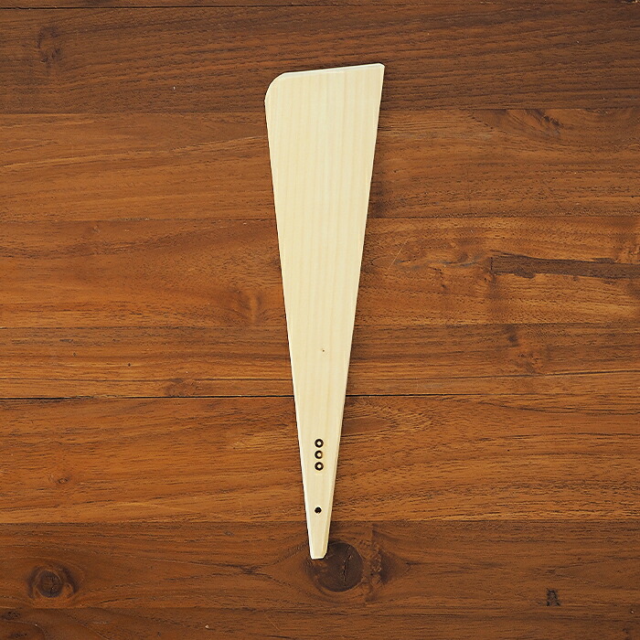 【プロキッチンオリジナル】いちょうの三角木べら　大　/　PROKITCHEN