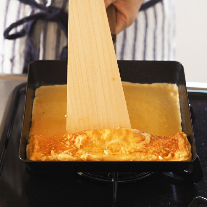 【プロキッチンオリジナル】いちょうの三角木べら　大　/　PROKITCHEN