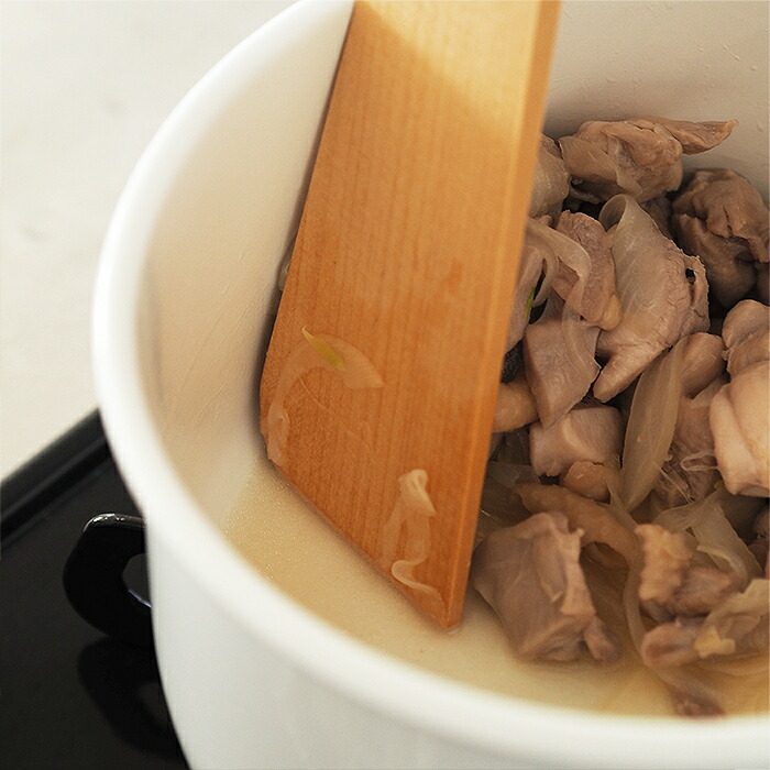 【プロキッチンオリジナル】いちょうの三角木べら　中　/　PROKITCHEN