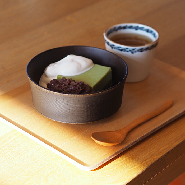 我戸幹男商店　欅　加飾取椀　挽筋　Black