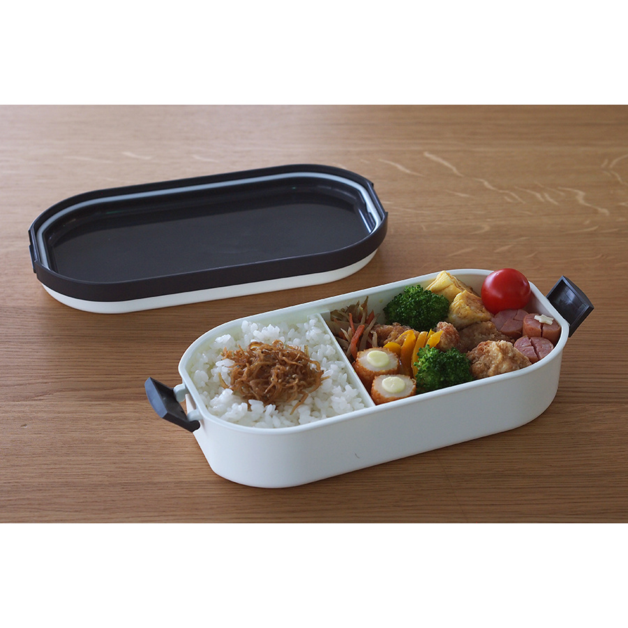 【取扱終了0425】ジェルクール　ドーム　L　900ml　ランチボックス　ミルクホワイト　/　GEL-COOL