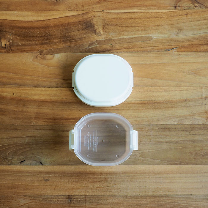 ジェルクール　plus　ドーム　S　300ml　クリアランチボックス　ミルクホワイト　/　GEL-COOL