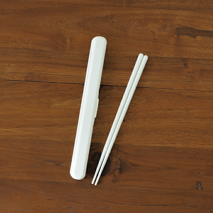 ジェルクール　STICK　箸セット　19cm　ミルクホワイト　/　GEL-COOL