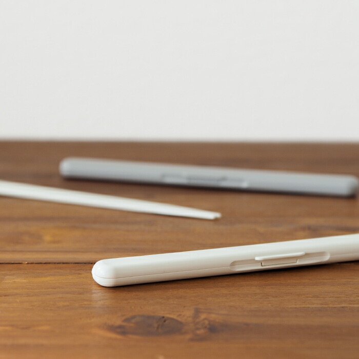 ジェルクール　STICK　箸セット　19cm　ミルクホワイト　/　GEL-COOL