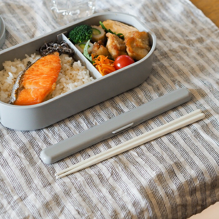 ジェルクール　STICK　箸セット　19cm　オイスターグレー　/　GEL-COOL