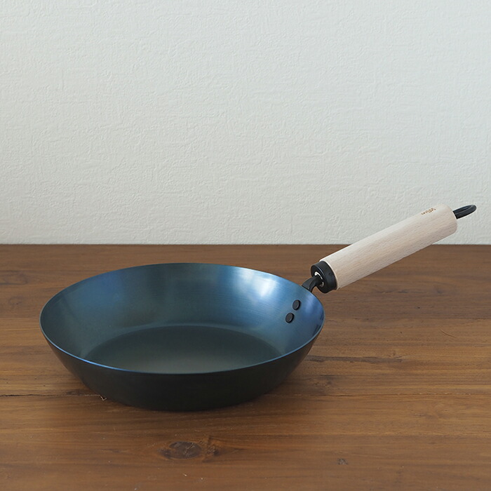 ■元気じゃない日の、フライパン　26cm　板厚1.0mm　ガス火専用　ブナ