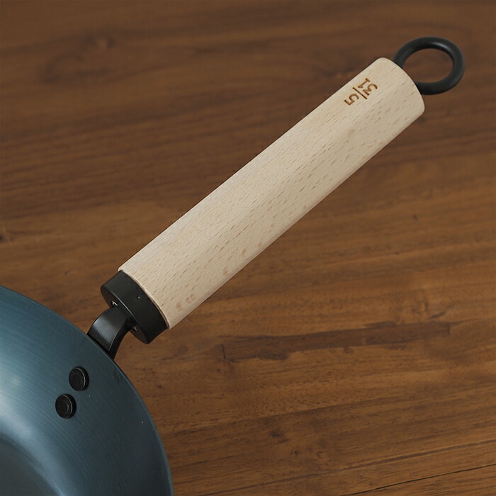 ■元気じゃない日の、フライパン　26cm　板厚1.0mm　ガス火専用　ブナ