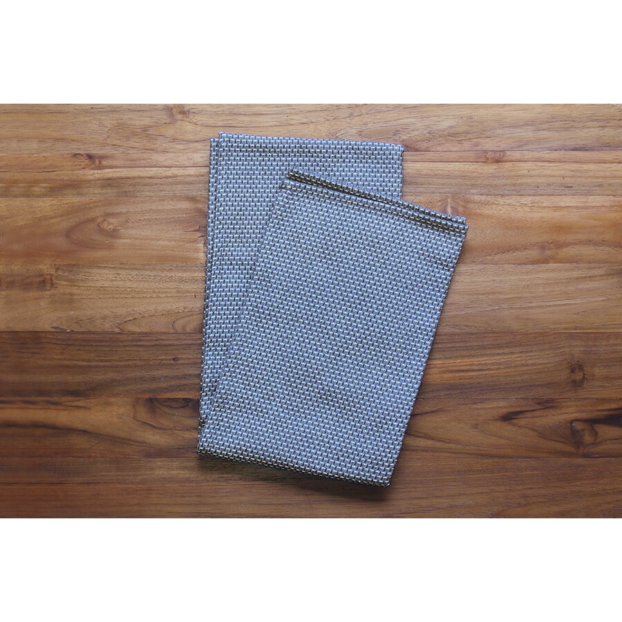 ジョージ・ジェンセン・ダマスク　ティータオル　50×80cm　EGYPT　ブルーシルバー　/　GEORG　JENSEN　DAMASK