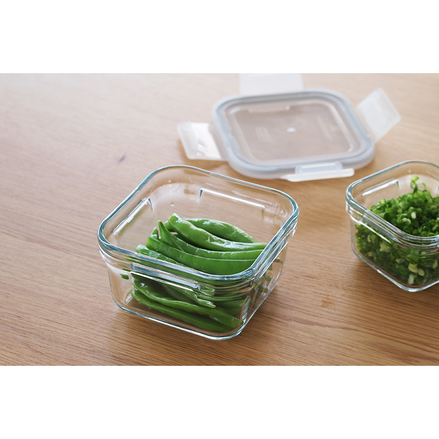 【取扱終了0228】グラスロック　スクエア　中　/　Glasslock　※