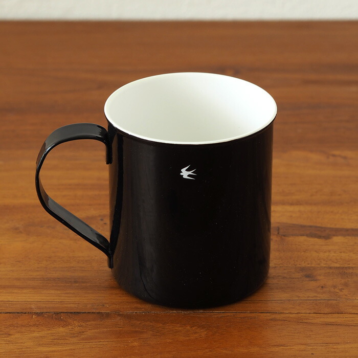 ツバメ　ホーローマグ　L　ブラック　/　GLOCAL STANDARD PRODUCTS