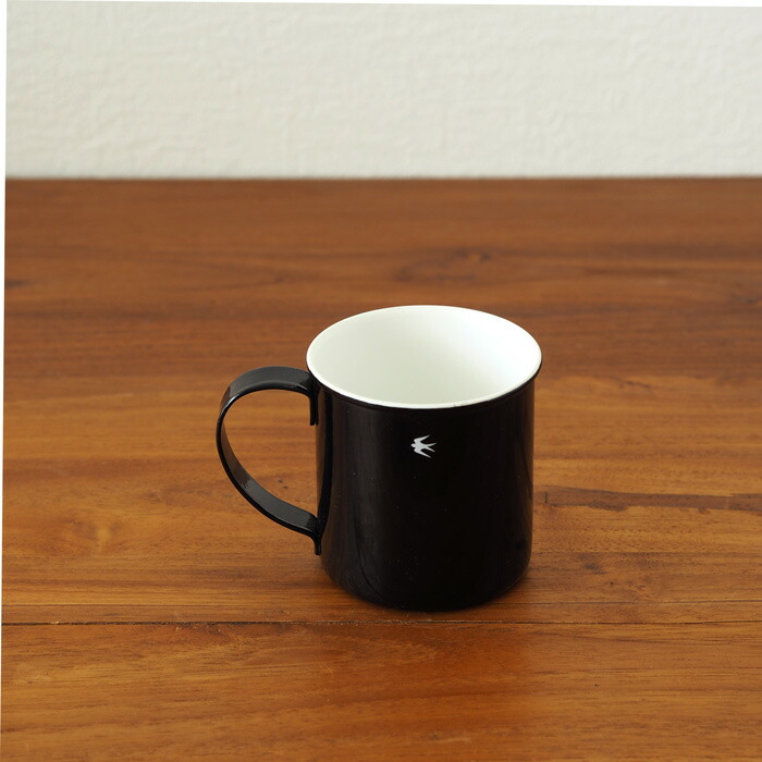 ツバメ　ホーローマグ　M　ブラック　/　GLOCAL STANDARD PRODUCTS