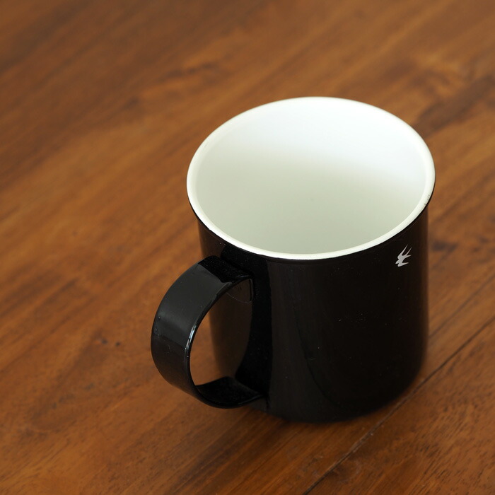 ツバメ　ホーローマグ　M　ブラック　/　GLOCAL STANDARD PRODUCTS