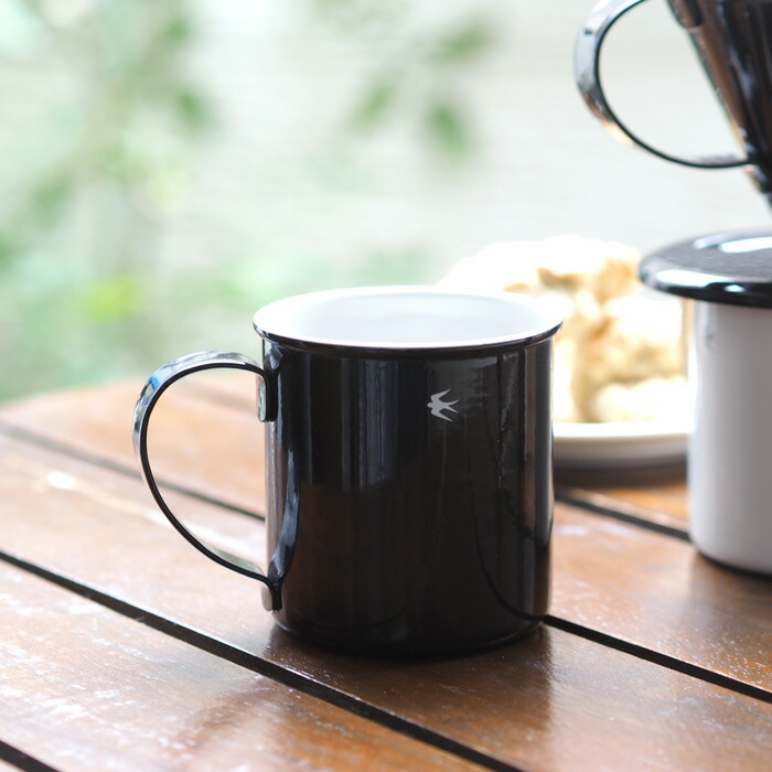ツバメ　ホーローマグ　M　ブラック　/　GLOCAL STANDARD PRODUCTS