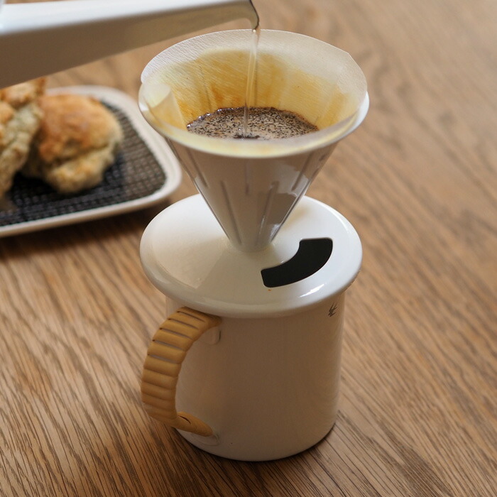 ツバメ　ラタン　ドリッパー（1～2杯用）ホワイト　/　GLOCAL STANDARD PRODUCTS