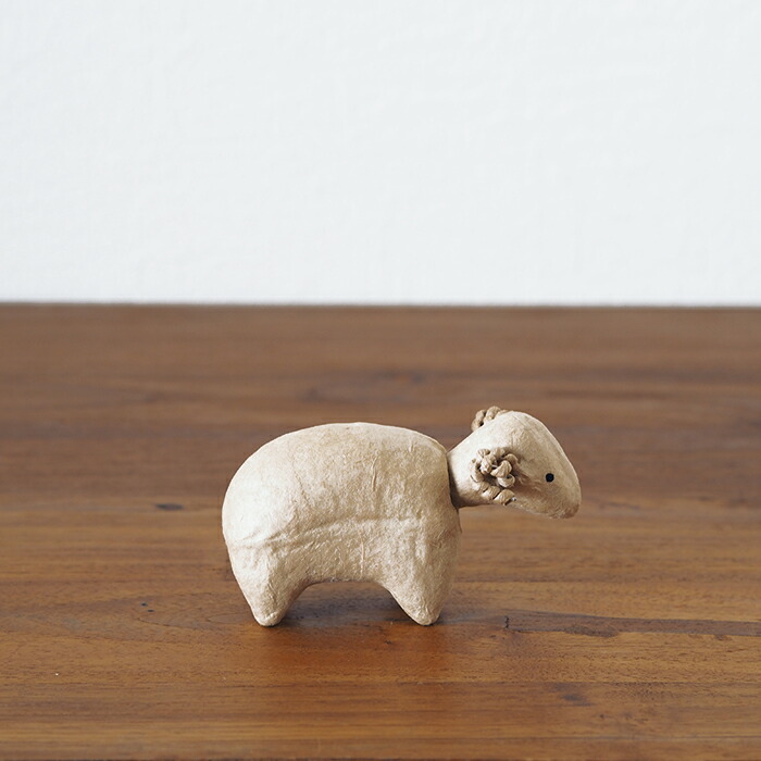 高橋はしめ工房　首振り仙台張子　干支シリーズ　未（ひつじ）