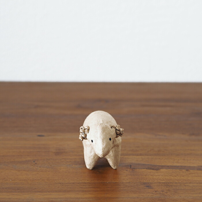 高橋はしめ工房　首振り仙台張子　干支シリーズ　未（ひつじ）