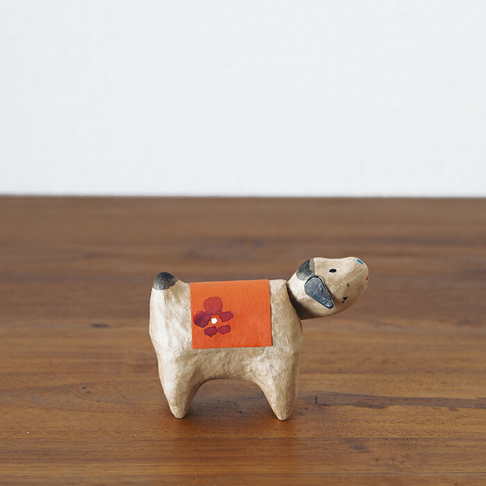 高橋はしめ工房　首振り仙台張子　干支シリーズ　戌（いぬ）