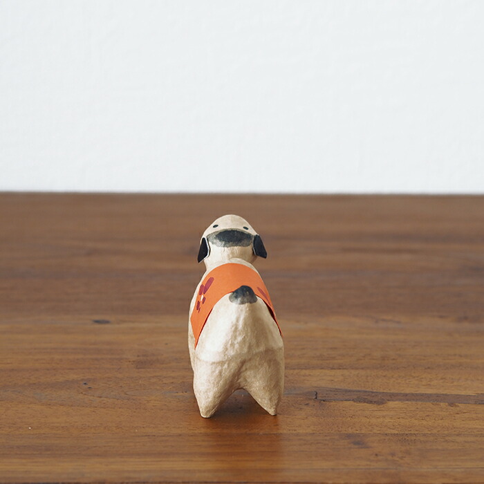 高橋はしめ工房　首振り仙台張子　干支シリーズ　戌（いぬ）