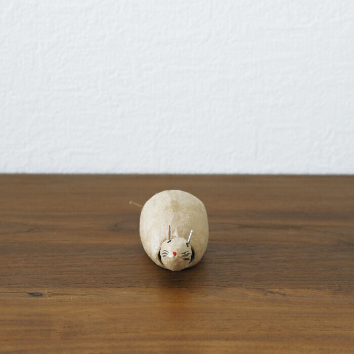 高橋はしめ工房　首振り仙台張子　干支シリーズ　子（ねずみ）