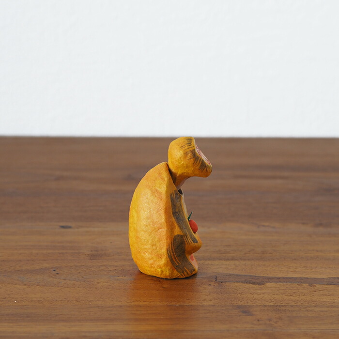 高橋はしめ工房　首振り仙台張子　干支シリーズ　申（さる）