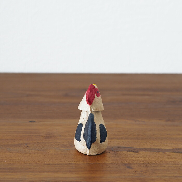 高橋はしめ工房　首振り仙台張子　干支シリーズ　酉（とり）