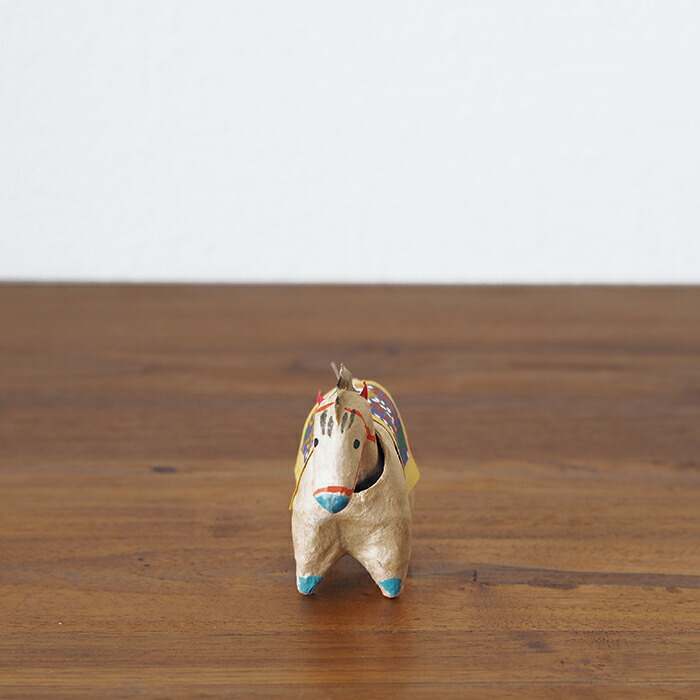 高橋はしめ工房　首振り仙台張子　干支シリーズ　午（うま）