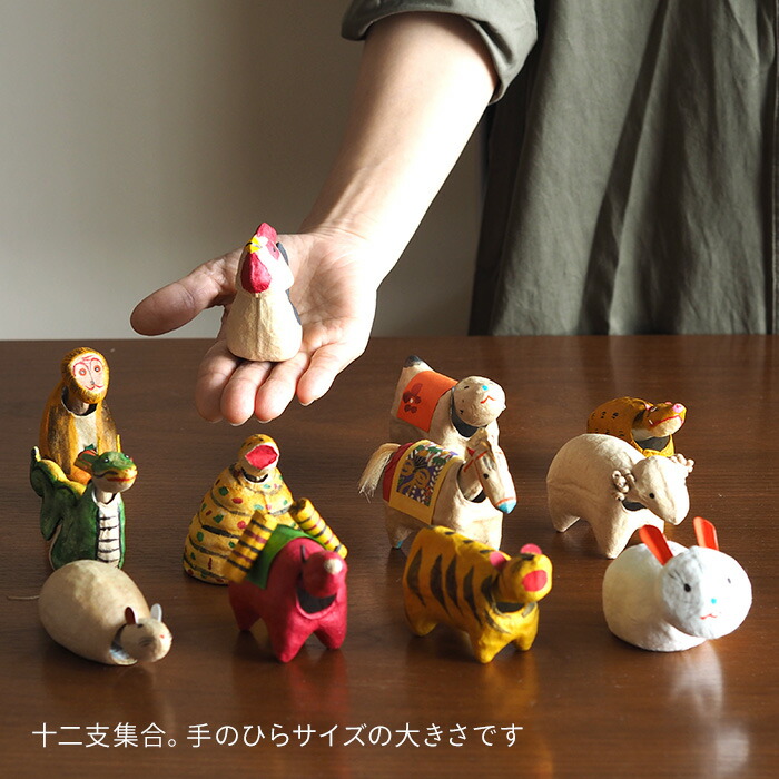 高橋はしめ工房　首振り仙台張子　干支シリーズ　戌（いぬ）