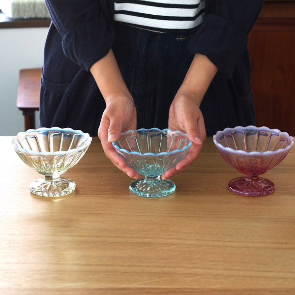 廣田硝子　雪の花　フラッペ　ブルー　※