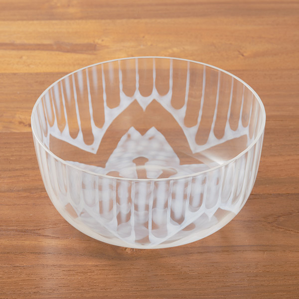 廣田硝子　TOWA　大正浪漫　鉢　桜　※