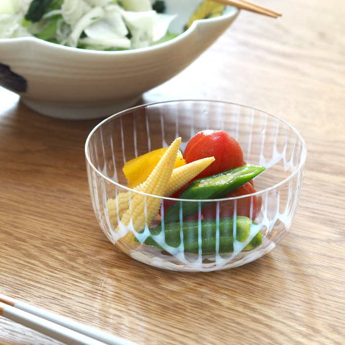 廣田硝子　TOWA　大正浪漫　鉢　桜　※