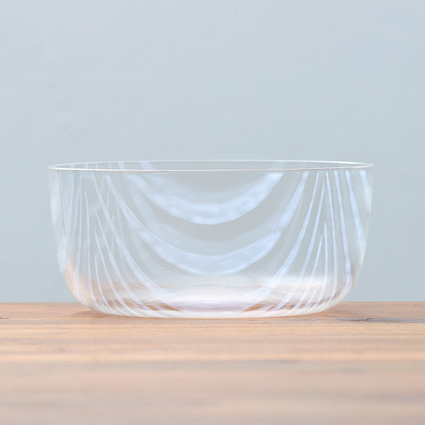 廣田硝子　TOWA　大正浪漫　鉢　巻き上げ　※