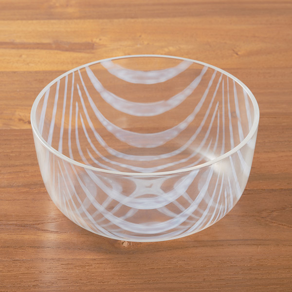 廣田硝子　TOWA　大正浪漫　鉢　巻き上げ　※