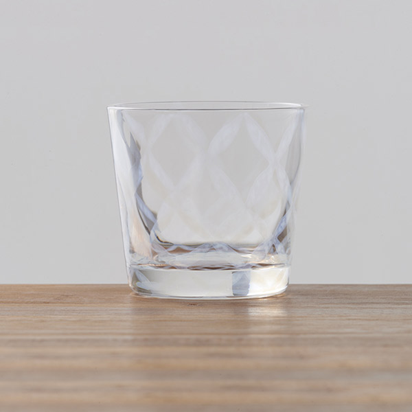 廣田硝子　大正浪漫　そば猪口　つなぎ格子