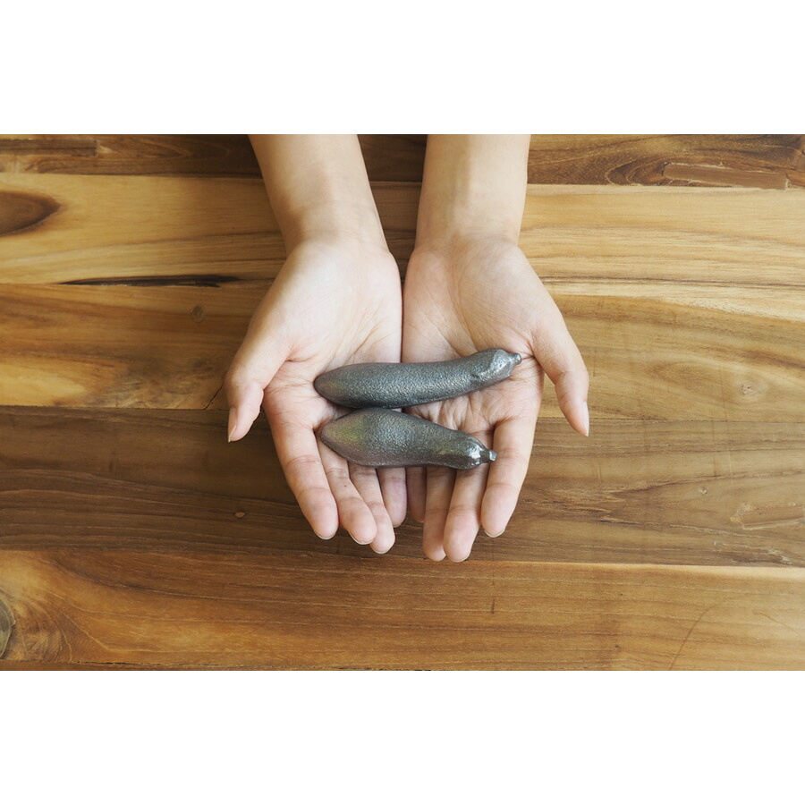 岩鋳　鉄茄子　2本組