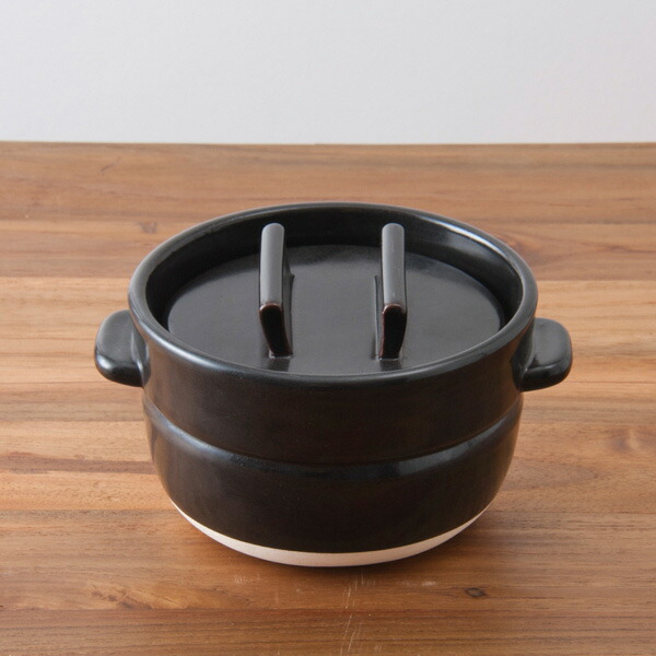 かもしか道具店　ごはんの鍋　一合炊き　黒
