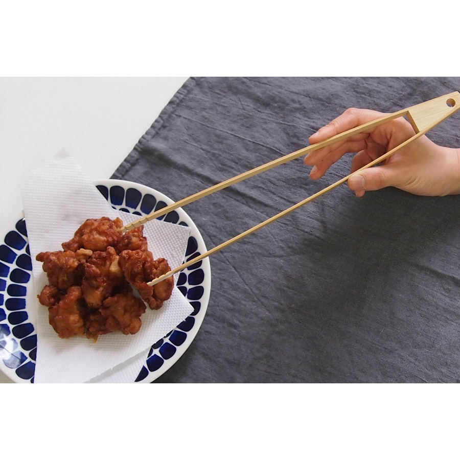 【取扱終了0514】【売り切りSALE】天ぷらばさみ 中 竹 ※