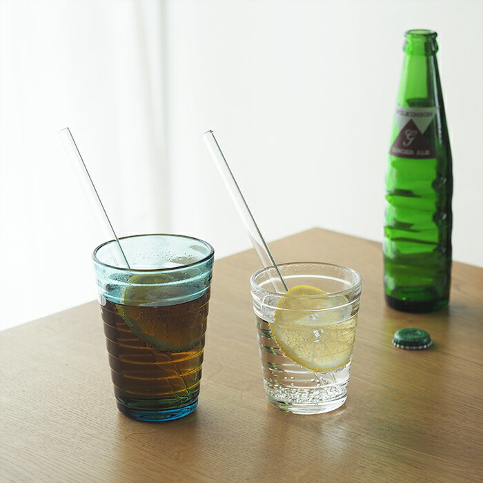 ハルム　ガラスストロー　ストレート　2本セット　20cm 　/　HALM