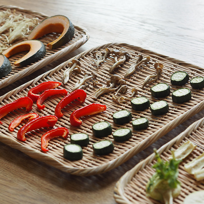 かごや　特選　角盆ざる　27×33cm