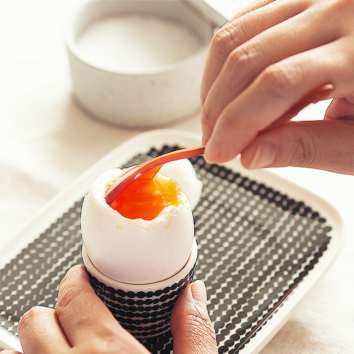 ハイムゾーネ　エッグスプーン　コニャック　/　Heim　Sohne