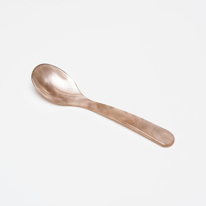 ハイムゾーネ　エッグスプーン　ベージュ　/　Heim　Sohne