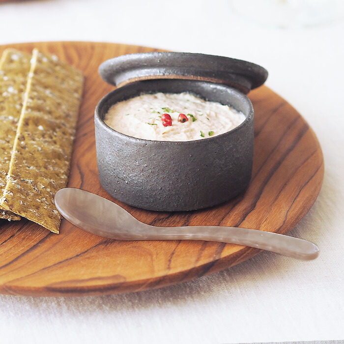 ハイムゾーネ　エッグスプーン　ベージュ　/　Heim　Sohne