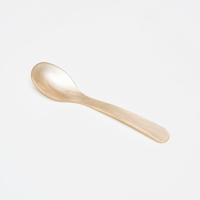 ハイムゾーネ　エッグスプーン　クリーム　/　Heim　Sohne